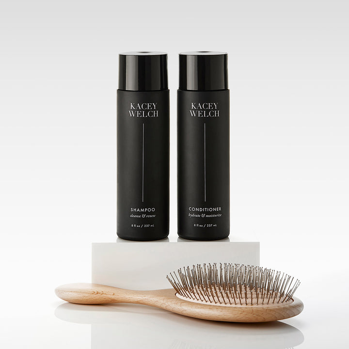 Shampoo, Conditioner & Brush