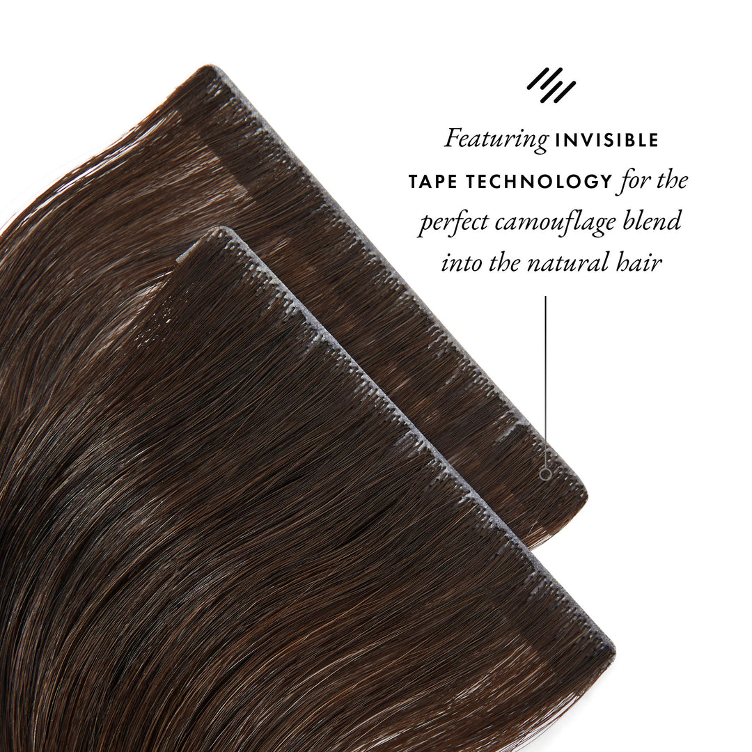 Roman Holiday - Invisible Tape Extensions- Rich Brunette