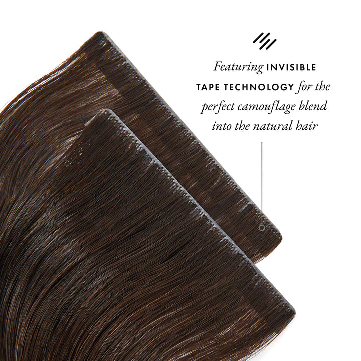 Roman Holiday - Invisible Tape Extensions- Rich Brunette