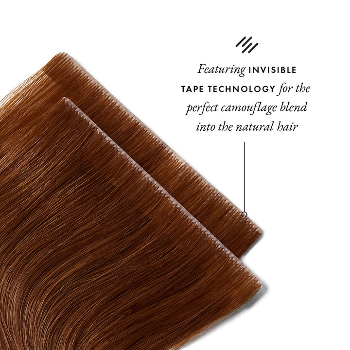 Moroccan Moonrise - Invisible Tape Extensions - Rich RED
