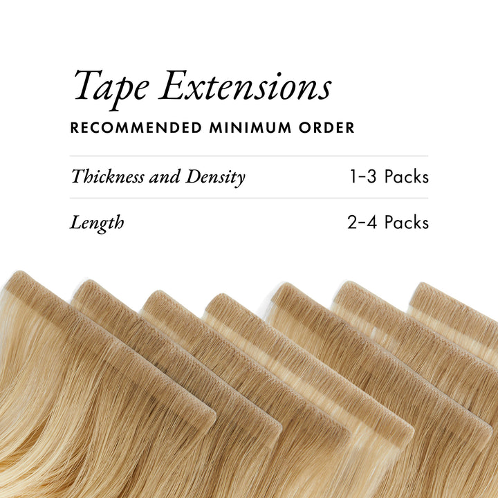Berlin Blonde - Invisible Tape Extensions - Warm Blonde